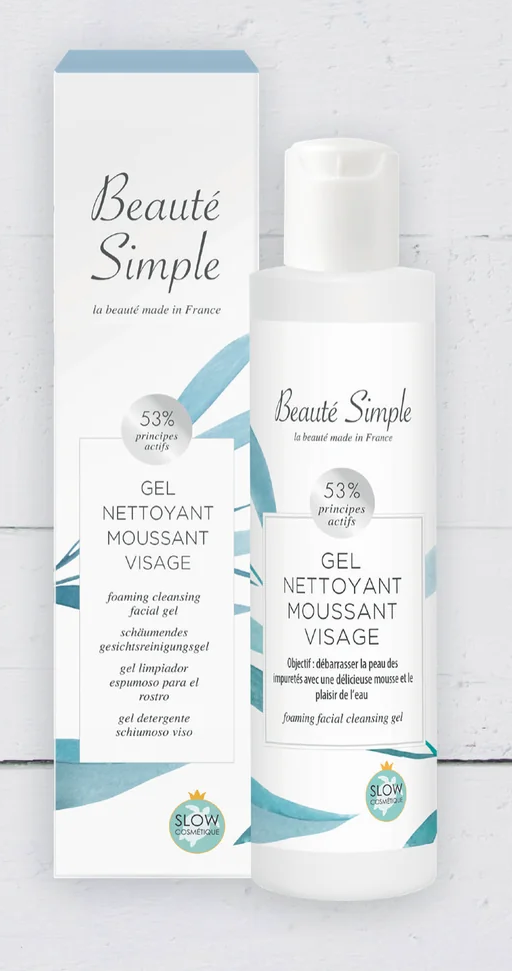 Gel nettoyant moussant douceur