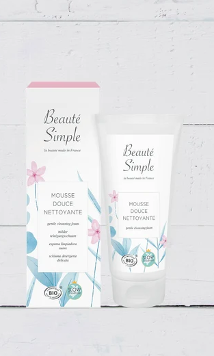 Mousse douce nettoyante