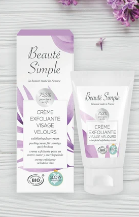 crème exfoliante visage velours